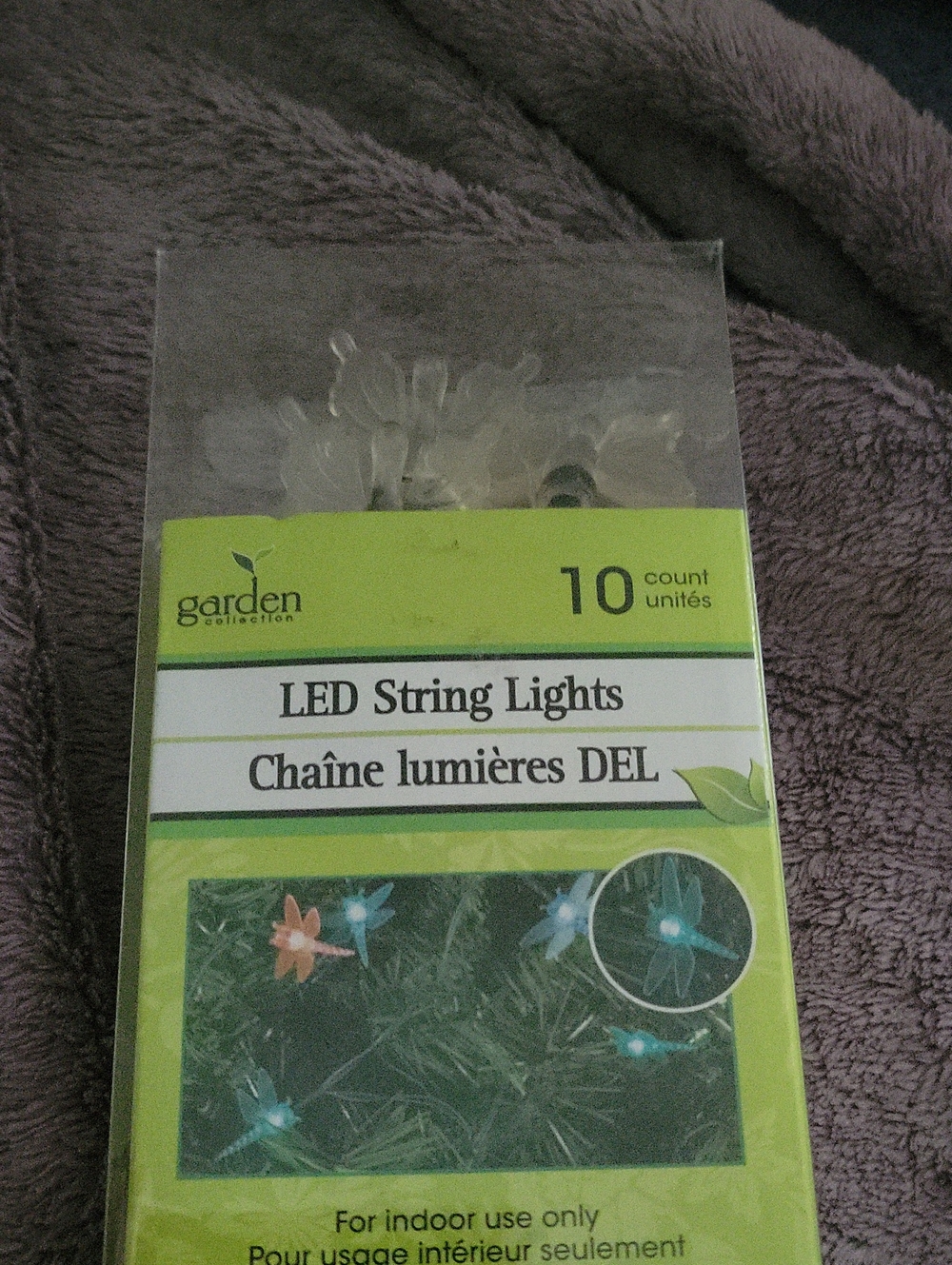 Garden Collection LED String Lights - Butterflys White Floral